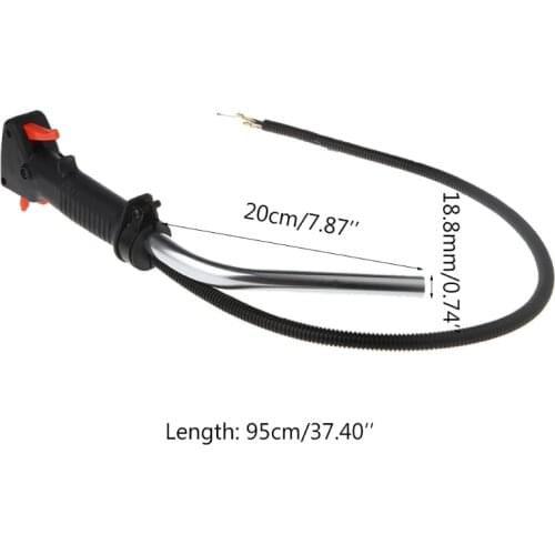 Gardending Tools Accessories Throttle Handle Switch Right Control For Brushcutter Grass Trimmer Lawn Mower