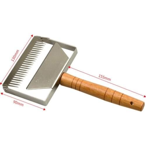 Beekeeping Tools beehive Honey cutter Uncapping Scraper Wood handle Honeycomb Scraper Equipment Uncapping knife