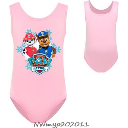 Swimsuits Toddler Girls Sleeveless Bathing Suit Girls Swimsuit Printed PAW PATROL Swimwear Bathing Suits купальник для девочки