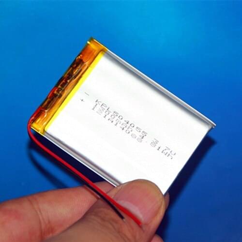 3.7V polymer lithium battery charging 1300mAh tachograph navigator 504055 general packet mail Rechargeable Li-ion Cell