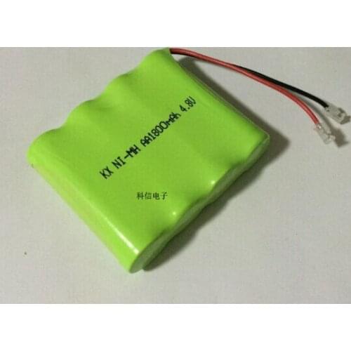 MasterFire 5PACK/LOT Original New Ni-Mh 4.8V AA 1800mAh Ni-Mh Battery Rechargeable Batteries Pack With Plugs