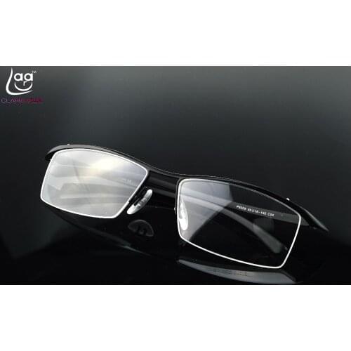 Glasses Men =claravida=pure Titanium With Steel Case Commercial Glasses Frames Reading +1 +1.5 +2 +2.5 +3 +3.5 +4 +4.5 +5 +5.5
