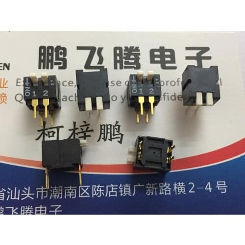 Original new 100% CFP-0212MC dial switch 2-bit 2P keyed side dial code switch 2.54mm