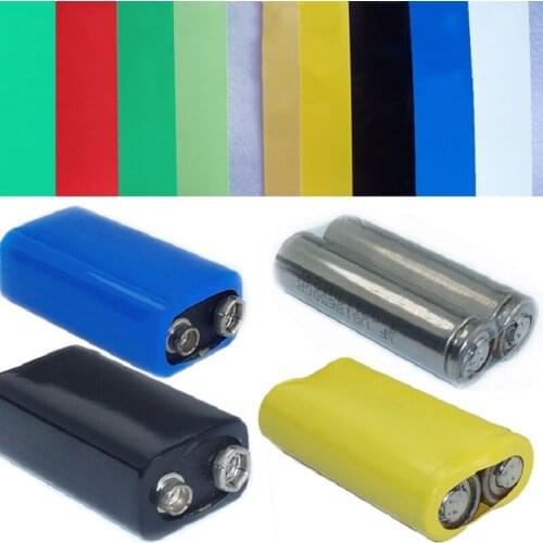 Width 20mm Diameter 12.7mm PVC Heat-Shrinkable Tube Film Model Accessories Protection Case Pack Wire Cable Sleeve-3/5/10Meters