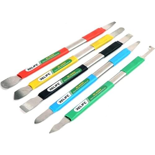 RL-049A Multifunctional Disassemble Set For Removing Glass Back Cover CPU Glue Scraping Tin Prying Knife Opening Hand Tool