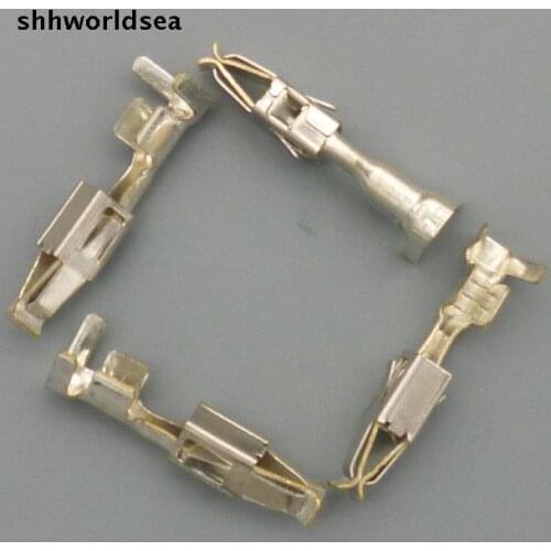 Shhworldsea 20 pcs 3.5mm Female Crimp terminal plug for Car,Auto terminals for VW BMW Audi Toyota Motorcycle ect