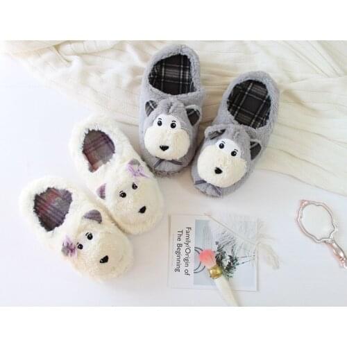 Lovely Animal Model Couple Daily Home Waterproof and Antiskid Mens and Womens Slippers