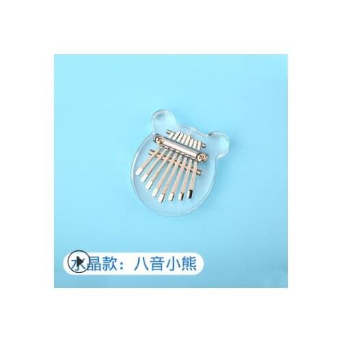 Sinesman crystal 8-17 keys kalimba thumb pianos climba musical instrument finger piano teclado machine 8/17 tones