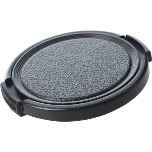 SODIAL(R) Textured Black Plastic 52mm Lens Cover Cap for Camera