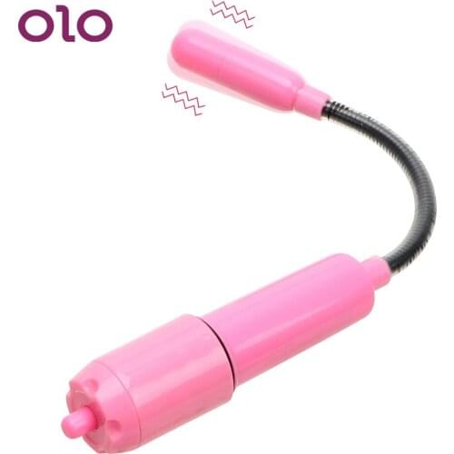 OLO Sex Toys for Women Men Single Speed Magic Wand Vibrator Stick Clitoris Stimulator Anal Plug Vagina Massager Flirting Toys