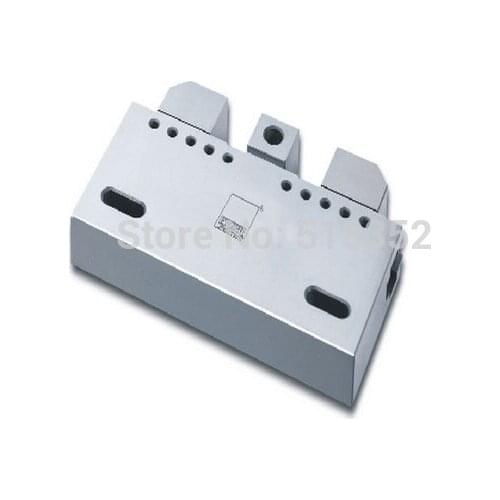 EPT-7052 Precision EDM Vises with Double Clamping Openings, SUS440 Stainless Steel Vice Jig Tools for EDM Wire Cutting Machine