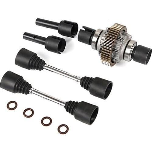 1/5 Rovan RC Aluminum Case Differential and HD Hardened Steel Out Drive Dog Bones and Axle Kit