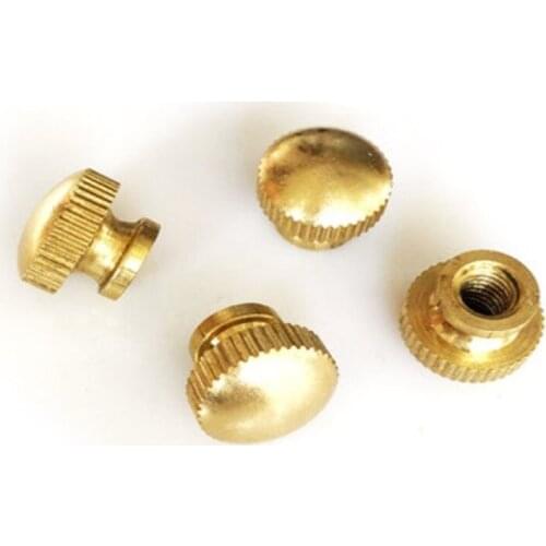 10PCS M3 M4 M5 M6 m8 m10 brass round blind end step Knurled Thumb Nuts
