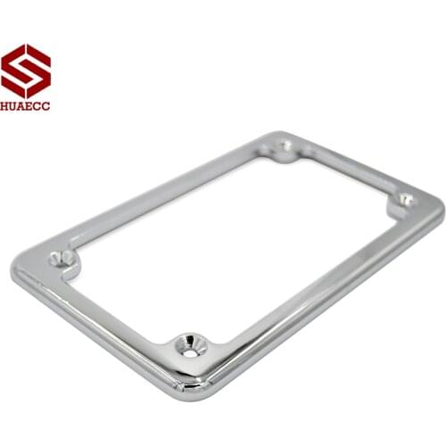 4''x7'' Motorcycle Number Plate Frame License Plate Frame Aluminum for Harley Honda Suzuki Yamaha Kawasaki