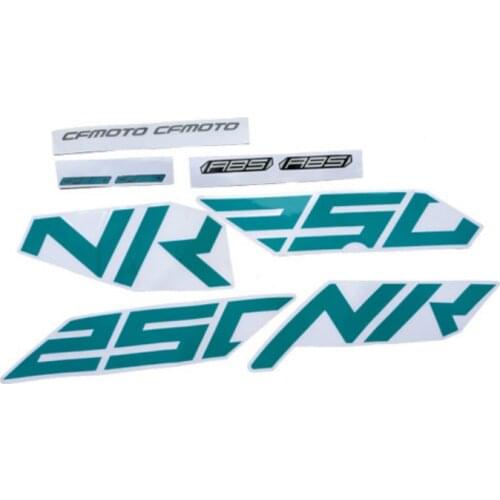 CFMOTO Motorcycle Accessories 250NK Fuel Tank Guard Decal Plastic Parts Shell Sticker Pull Flower