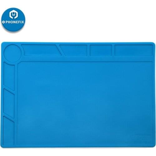 34cm*23cm Anti-static Silicone Mat Heat Insulation Working Mat Heat-resistant Soldering Mat for Cell Phone Maintenance Platform