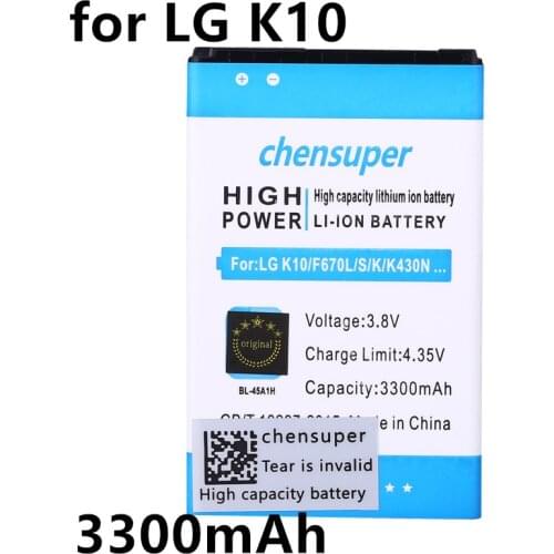 Chensuper LG K10 Phone Batteries