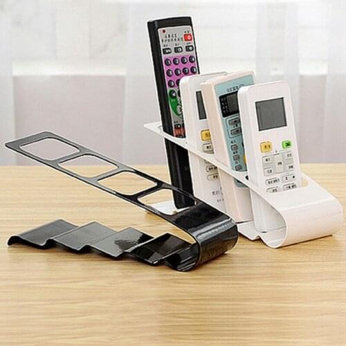 4 Frame Iron Remote Control Holder Office Desktop Bracket Organizer for TV/DVD Air Conditioner Remote Controller Finishing Box