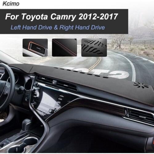 For Toyota Camry XV50 2012 2013 2014 2015 2016 2017 Anti-Slip Mat Dashboard Cover Pad Sunshade Dashmat Carpet Car Accessories