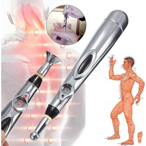 Electronic Acupuncture Pen Electric Meridians Therapy Heal Massage Pen Meridian Energy Pen Relief Pain Tools Health Care