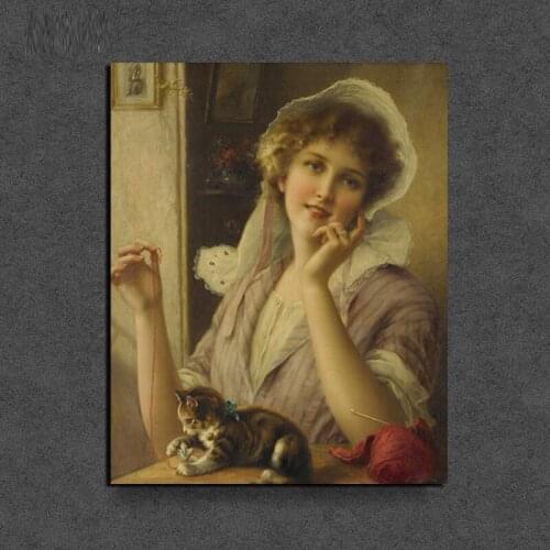 Emile Vernon Poster Vintage Art Canvas Painting Prints Living Room Home Decoration Modern Wall Art Oil Painting Posters Pictures