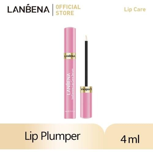 LANBENA Lip Plumper Updated Version Serum Lip Mask Reduce Fine Lines Increase Lip Elasticity Resist Aging Moisturizing Lip Care