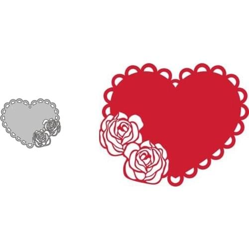 Metal cutting dies Flower Heart mold card Scrapbook paper craft knife mould blade punch stencils New 2021