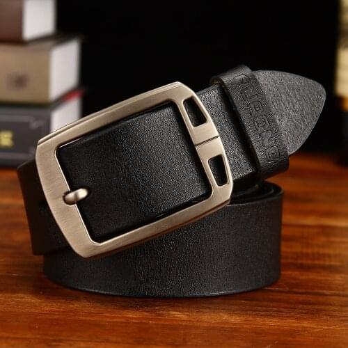 Extra long mens belt leather leather wide waist pin buckle fashion design belt mens large size large waist belt