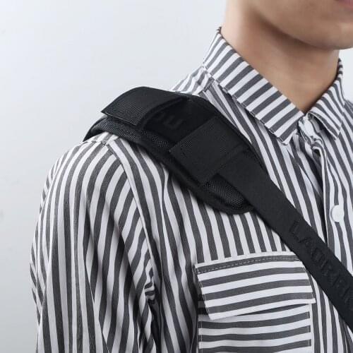 1Pair Shoulder Pads Oxford Fabric Non Slip Hook Loop Fastener School Bag Backpack Disassemble Replacement Cushion Pad