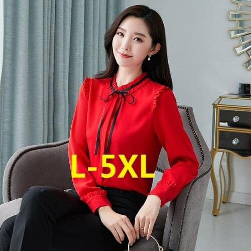 Plus Size 4xl 5XL Blouse Women Shirts Summer Style Chiffon Tops Women Blouses Oversized Fashion Woman Blouses 2021 Free Shipping