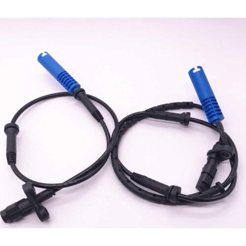 SMD 1PCS 34526756375 + 1PCS 34526756376 ABS Wheel Speed Sensors Front Rear Fit for BMW