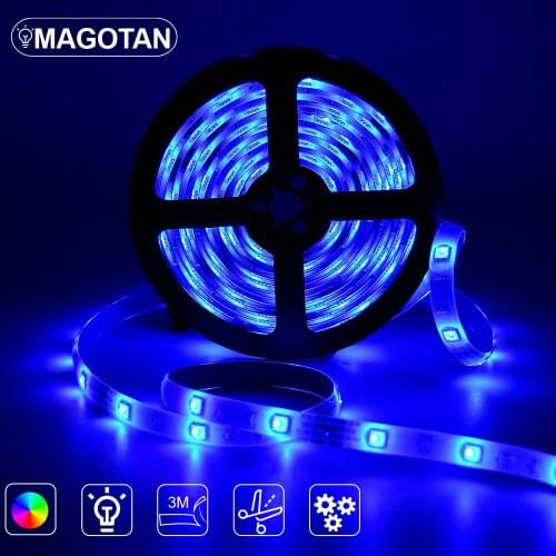 5M 10M 15M 20M Led Strip Lights RGB 5050 DC12V Waterproof Infrared Remote Controller led strip light decoration for wall bedroom