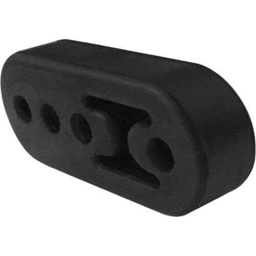 Exhaust Hanger Pipe Mount Bushing Muffler Lifting Lugs Insulator Bracket 4 Hole Universal Car Vehicle Pack of 2