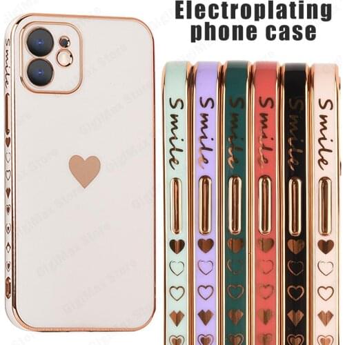 Camera Protective Case Plating Cover For iPhone 12 11 Pro Max XS Plated Case For iPhone 8 7 Plus XR X 12Mini Electroplating Caqa