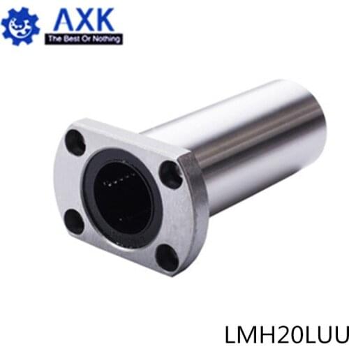 2pcs/lot Free shipping LMH20LUU 20mm long type flange linear bearing CNC Linear Bush