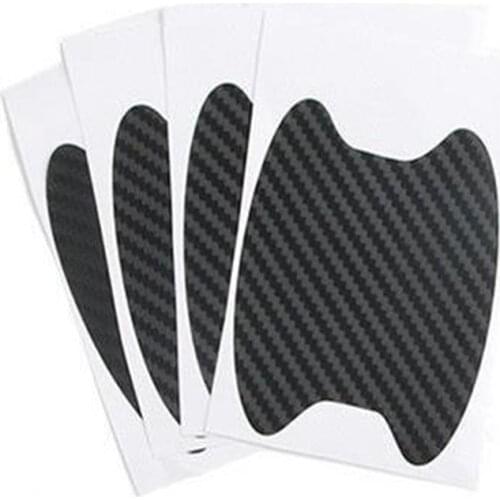 4Pcs/Set Carbon Fiber Car Door Sticker Scratches Resistant Cover FOR Porsche Cayenne Macan Macan S Panamera Cayman Carrera