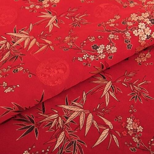 50cm*75cm Antique Jacquard Silk Satin Cloth Dragon Super Soft Clothes And Costume COS Clothing Brocade Fabrics Dress Fabric D30