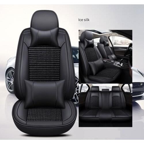 Luxury Car Seat Cover Complete Set Breathable Comfortable Fit For Most Car Seats Car Interiors