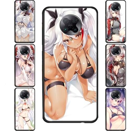 Azur Lane Prinz Eugen Anime Case For POCO M3 Pro F3 F2 X3 Coque For Xiaomi Mi Note 10 Lite Mi 11 Ultra 9T 10T Pro A3