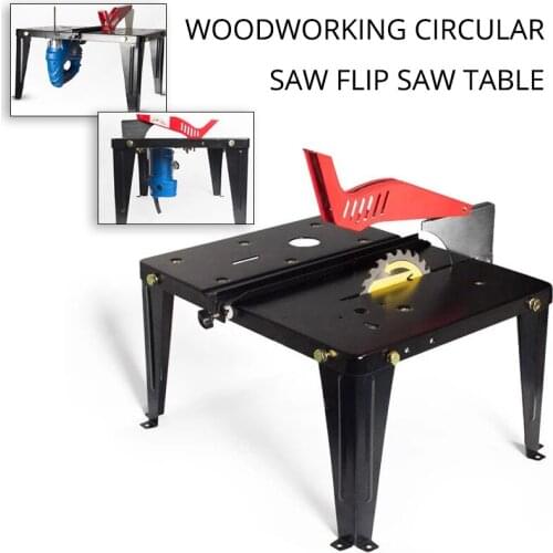 Woodworking Table Multifunctional Household Small Decoration Shelf Push Table Electric Circular Saw Flip Saw Table
