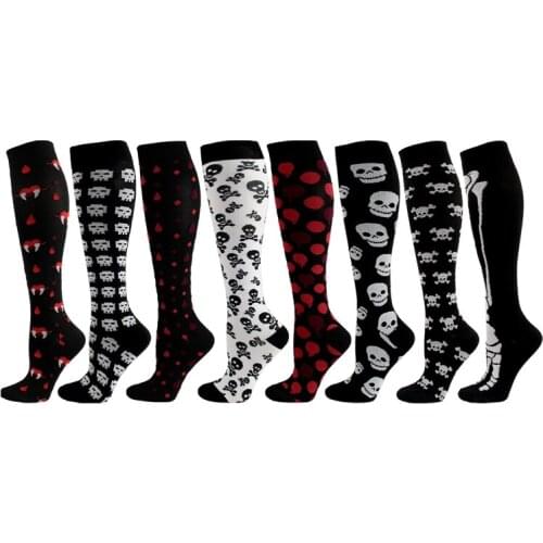 Spring Autumn Japanese Rainbow Cute Student Socks Stripes Sweet Thigh Knee Socks Fashion Wild Women Stockings High Quality