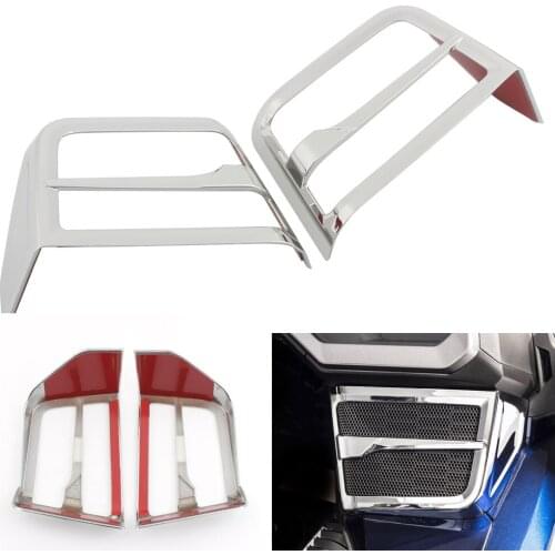 Motorcycle Chrome Speaker Grille For Honda Goldwing 1800 Gold Wing GL1800 2018-2020 Grille Trim Cover Accessories