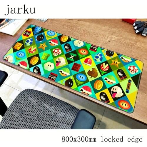 Mario pad mouse computador gamer mause pad 800x300X2MM padmouse big Colourful mousepad ergonomic gadget office desk mats