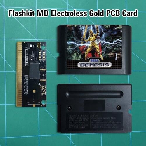 Ghouls'n Ghosts - Flashkit MD Electroless Gold PCB Card 16 bit MD Games Cartridge For MegaDrive Genesis console