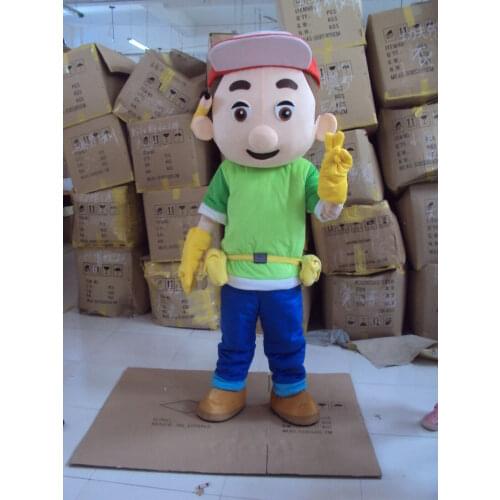 Halloween Cosplay Boy Mascot Costume Fancy Dress Up Advertisement Cartoon Doll Costume Adult Size Suit