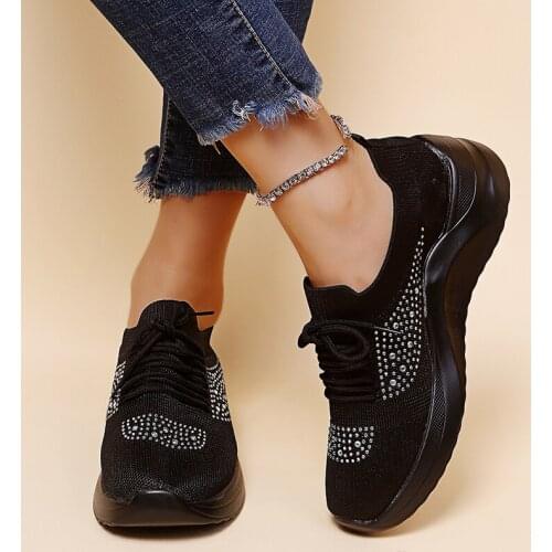 2021 Women Sneakers Outdoor Sports Shoes Comfortable Lace Up Fashion Breathable Running Shoes Women Pink White Sneakers 34/43