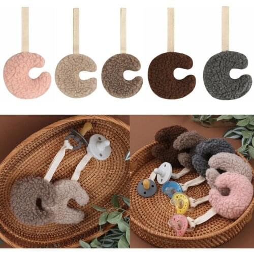 Baby Pacifier Chain Pendant Soft Cotton Plush Moon Soother Dummy Nipple Holder Newborn Infants Teething Nursing Toys