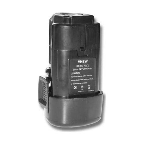 12V 2000mAh power tool battery Li-ion for Black&Decker BL1110,BL1310,BL1510,LB12,LBX12,LBXR12,BDCDMT112,EGBL108,EGBL108KB