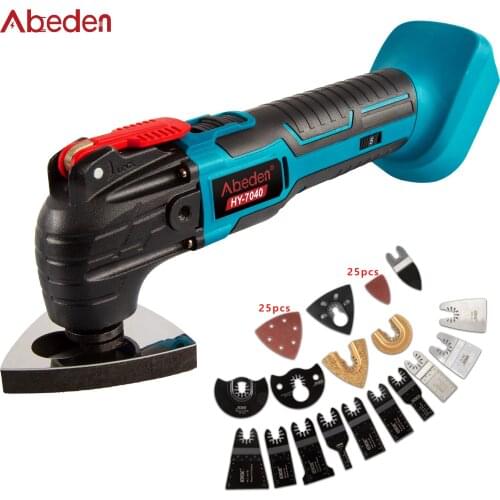 Abeden Multifunction Tool Oscillating Multi-Tools Variable Speed Renovator Electric Saw Home Decoration for Makita 18V Battery