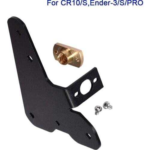 Sheet Metal Dual Z axis Upgrade Z-axis Fixed Bracket Aluminum Block 3D Printer Parts For CR10 CR10S Ender3 S PRO Lead Screw Nut
